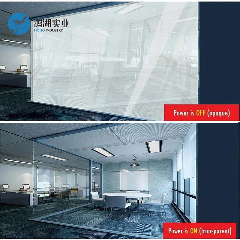 

2pcs 700*1700mm White Smart PDLC Tint Window Pravicy Tinting Film Smart Window Tint Electrochromic Film Switchable Glass Vinyl