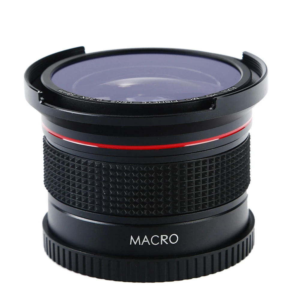 K &amp F CONCEPT HD макро-объективы 58 мм 0.35x Fisheye для Canon 600d 700d 6d Rebel T5i Nikon d3300 d5100 sony |