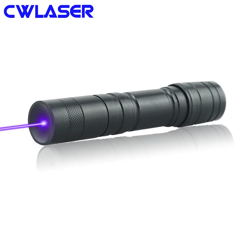 CWLASER Высокая мощность 405нм фокусируемая фиолетово Синяя лазерная указка (856)