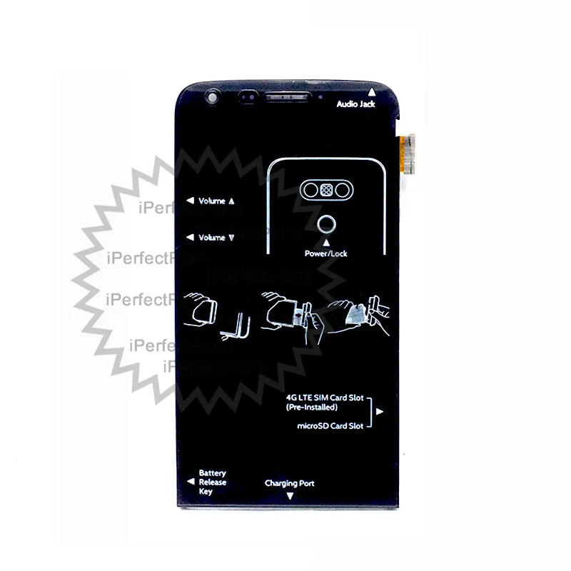 ЖК дисплей 5 3 дюйма для LG G5 сенсорный экран с дигитайзером и рамкой замены H850 H840
