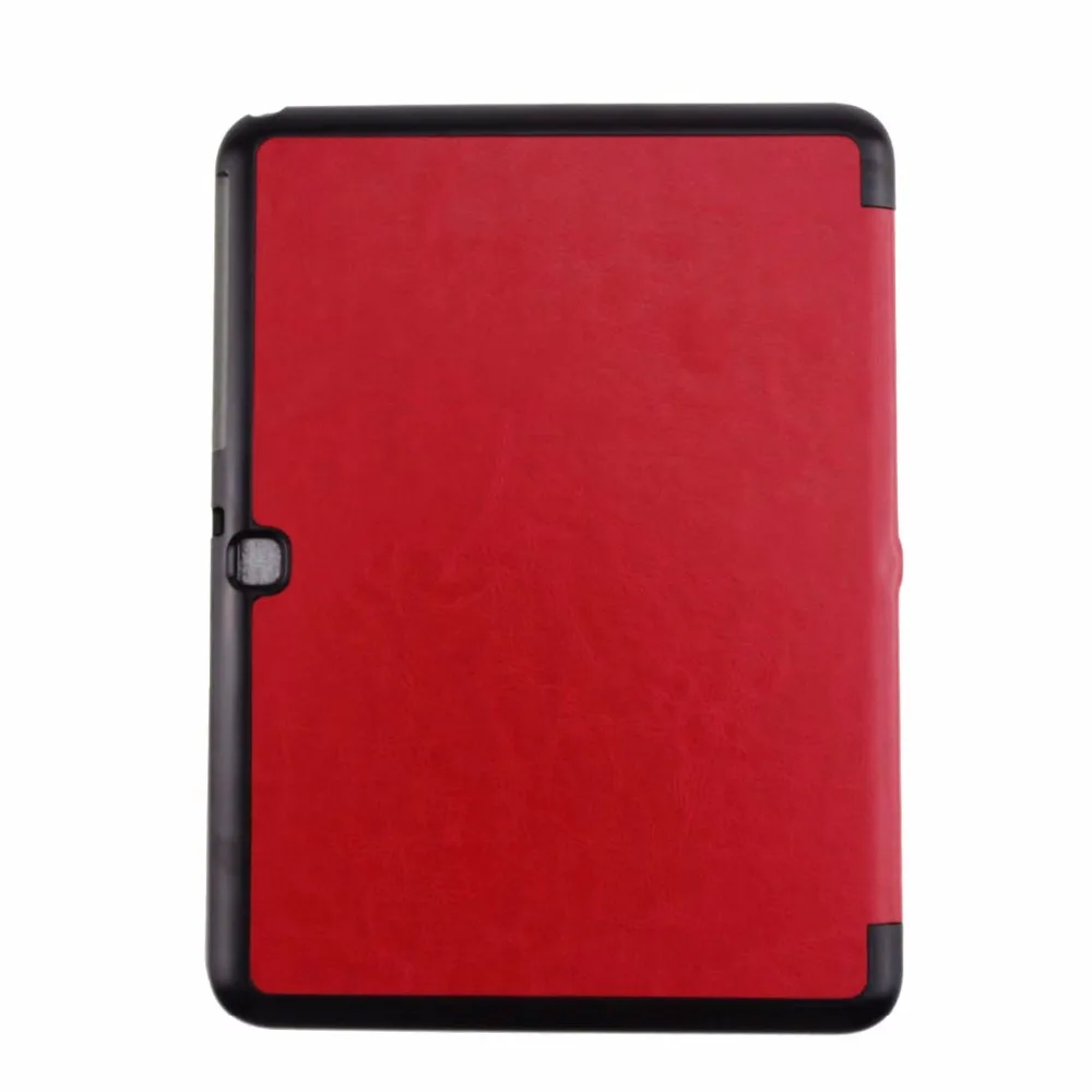 4 цвета ультра тонкий чехол для S amsung galaxy tab 4 10,1 T530 T531/NOOK Barnes& Noble smart cover чехол с магнитной функцией автоматического сна