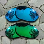 Небесно-голубые и нефритовые зеленые солнцезащитные очки поляризованные Сменные линзы для Oakley X Metal XX