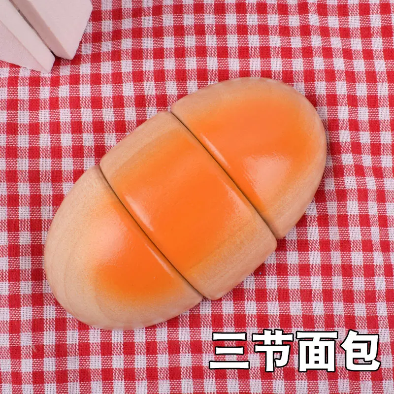Candywood кухонные игрушки для детей, детские завтраки, хлеб, гамбургеры, резка, еда, образование, раннее обучение, деревянные игрушки для девочек, подарок