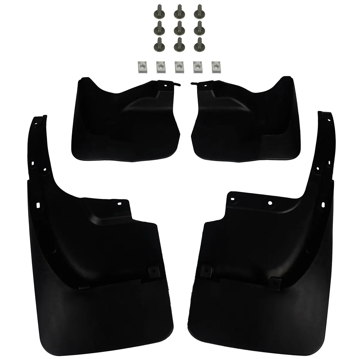 Набор из 4 брызговиков для Toyota Land Cruiser 200 серии 2008 2009 2010 2011 2012 2013 2014 2015|flaps splash guards|mud