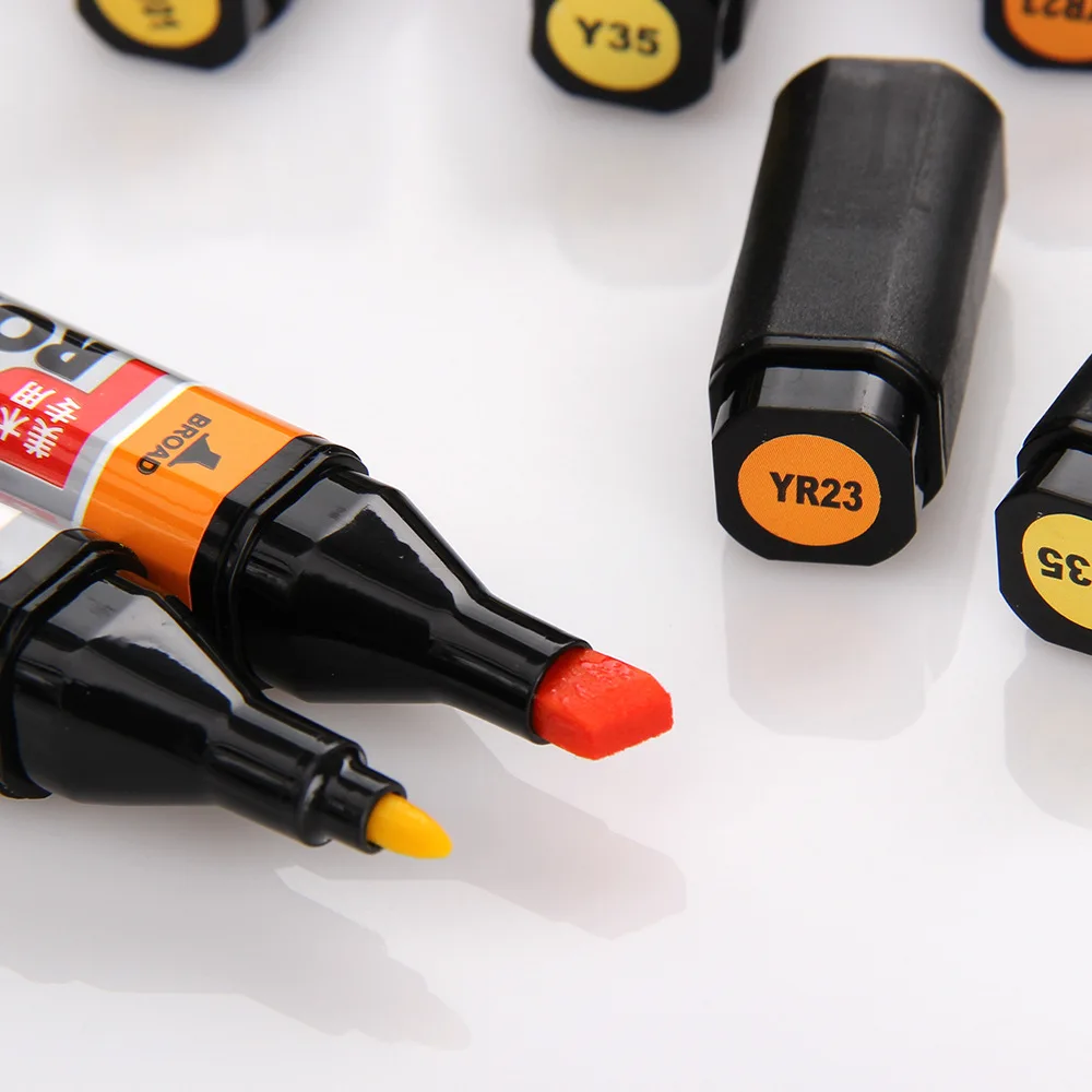 Набор самостоятельного выбора 12 P цветов маркеры широко используемые эскизные