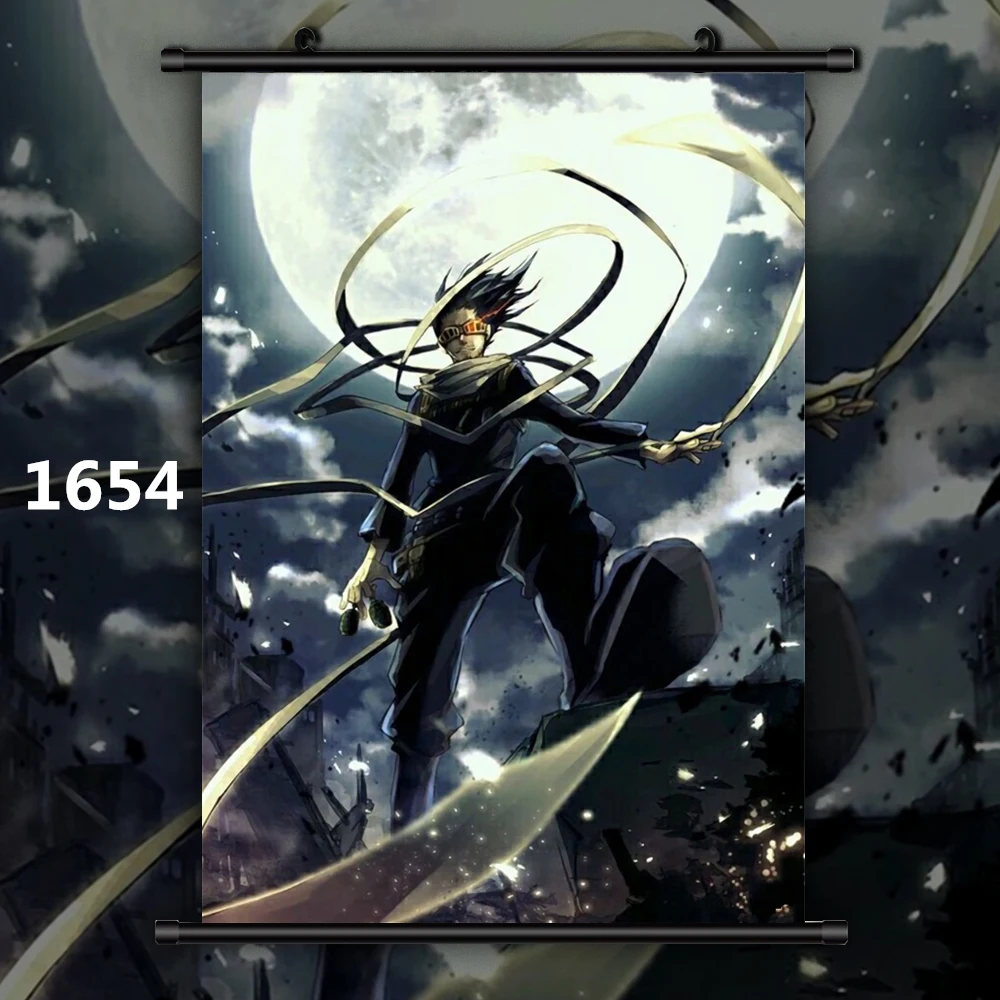 1654 Boku no My Hero Academy ластик голова все могли бы подарить микрофон Аниме Манга настенный плакат прокрутки G - Цвет: 1654