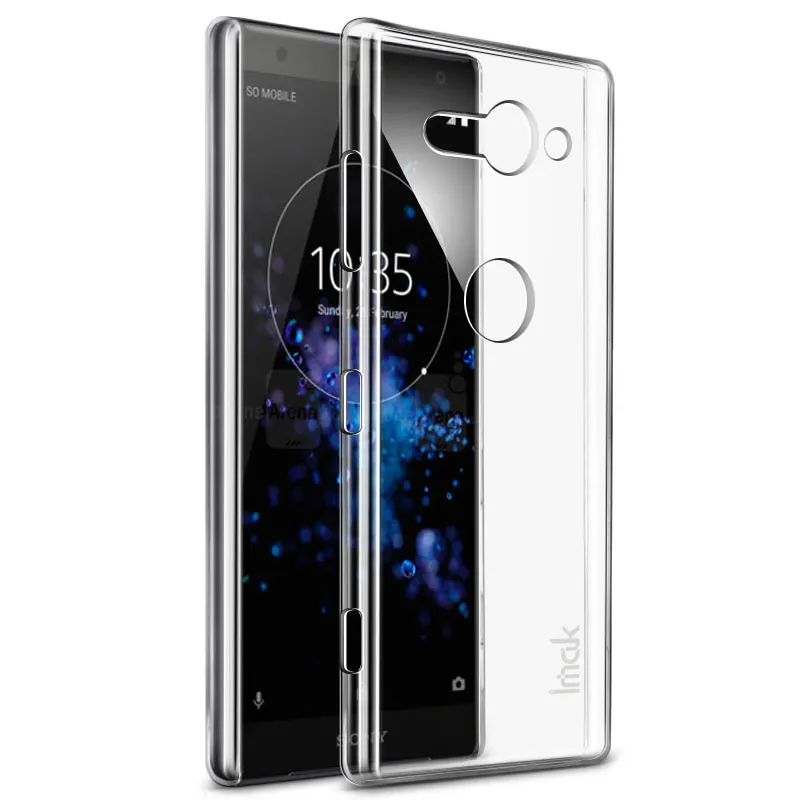 For Sony Xperia XZ2 case Compact Case Imak Ultra Thin PC Hard Plastic Phone Cases Transparent Clear Crystal Back Cover | Мобильные