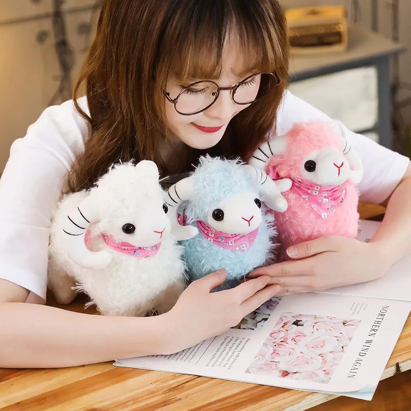 

Lucky Boy Sunday Sheep Plush Toys Animal Soft Lovely Stuffed Dolls for Kids Birthday Gifts Girls Cute Stuffed Toy