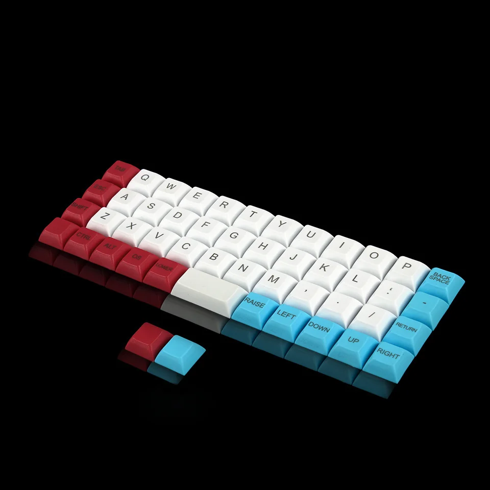 YMDK Топ Печать DSA Keycap 1,4 мм PBT для MX переключатели клавиатура планка AMJ40 Niu40