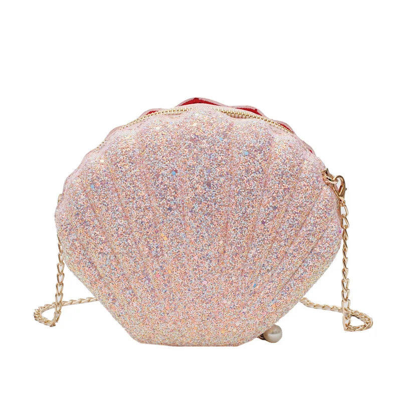 Женские сумки через плечо в виде ракушки 2019 Высококачественная кожаная