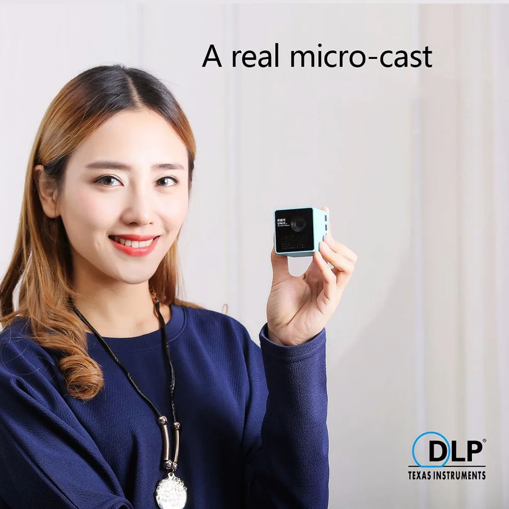 Новое поступление 1 шт. Многофункциональный DLP Переносной Дуновение Micro Smart Beam
