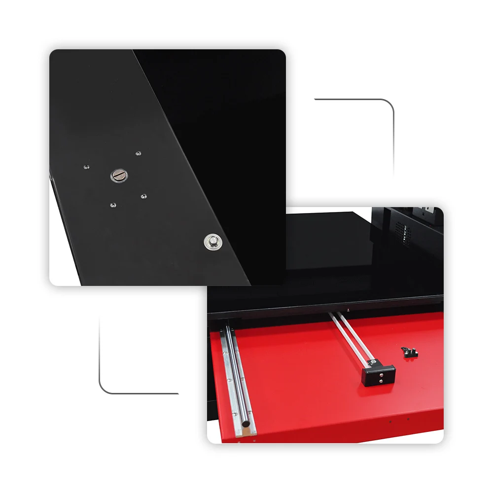 3D-принтер Высокоскоростной автоматический УФ-принтер XP 6090 планшетный