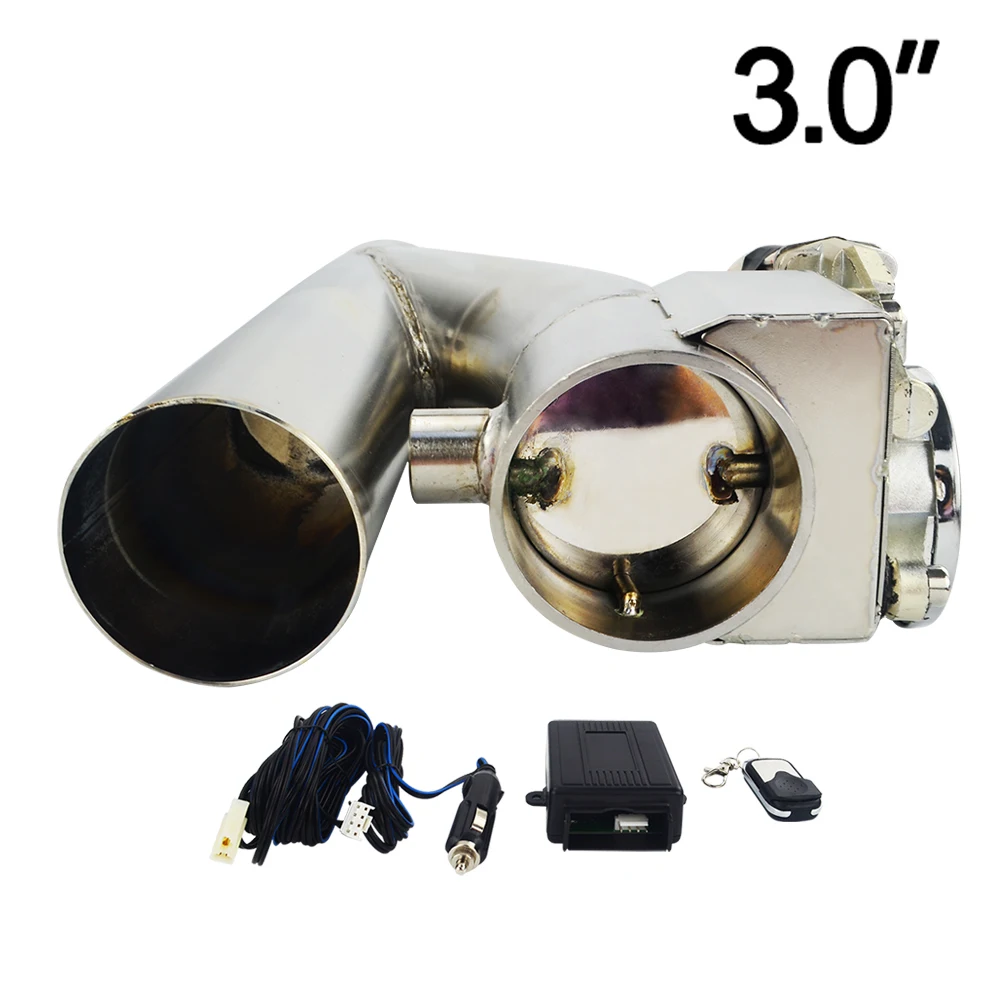 CT93-30 PQY-2," /3" Нержавеющая сталь коллекторы Y трубы Электрический выхлоп вырезанный комплект для 3-дюймовой выхлопной трубы PQY-CT93 - Цвет: CT93-30