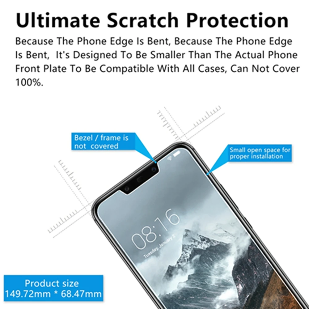 Защитное стекло для huawei nova 3i mate 9 mate7 8 10 20 lite pro p smart plus закаленное пленка huavei |