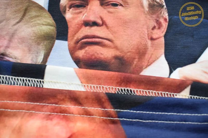 Футболка Горячая Трамп 3D Slim Fit брендовая одежда Повседневная Уличная Мужская футболки мода Дональд Трамп фитнес Джерси S-5XL