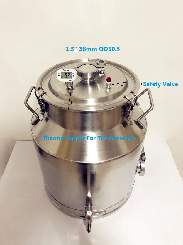 Новый тип дистилляции с 25L баком и 1 5 &quotколонкой семейное малое пивоваренное