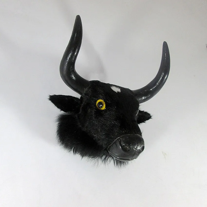 Simulation cow hanging animals hang crafts exhibition hall pendant sitting room home decoration photography props | Дом и сад