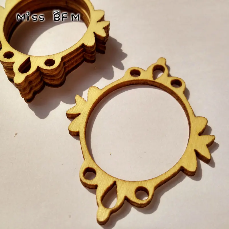 72 шт Деревянная Мини фоторамка цветущее дерево ремесла свадебные украшения для