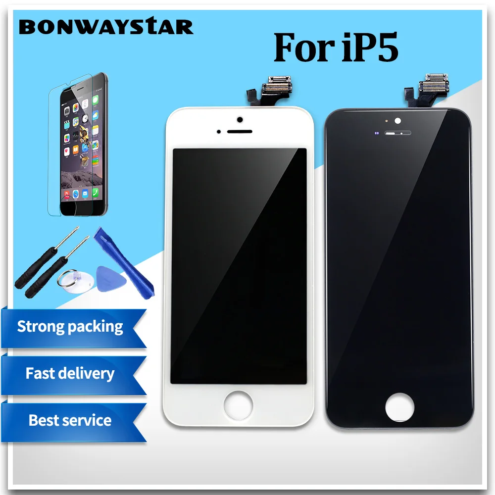AAA качественный экран для iPhone 6 дисплей сенсорный дигитайзер в сборе 5S 5 5C SE