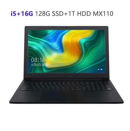 i5 16GB Xiaomi Mi ноутбук 15,6 ''Intel Core ноутбуки 128GB SSD+ 1 ТБ HDD i5/i7 NVIDIA GeForce MX110 выделенная карта для ноутбука Win 10 - Цвет: i5 16GB