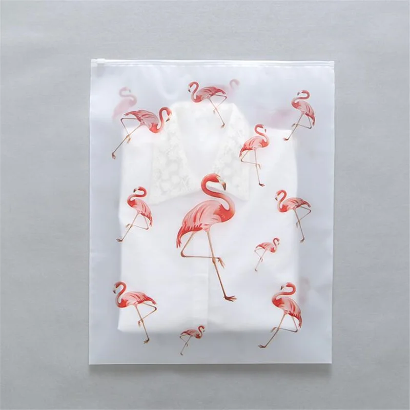 Flamingo 1 шт. модные дорожные сумки для хранения одежды Нижнее белье косметические носки мешок для хранения мелочей сортировочный мешок водонепроницаемый шкаф поставки - Цвет: Flamingo