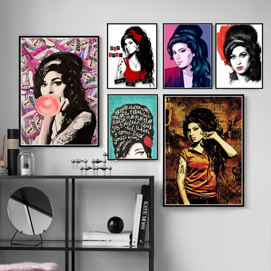 Новинка Amy Winehouse женская музыкальная певица звезда поп современный плакат с