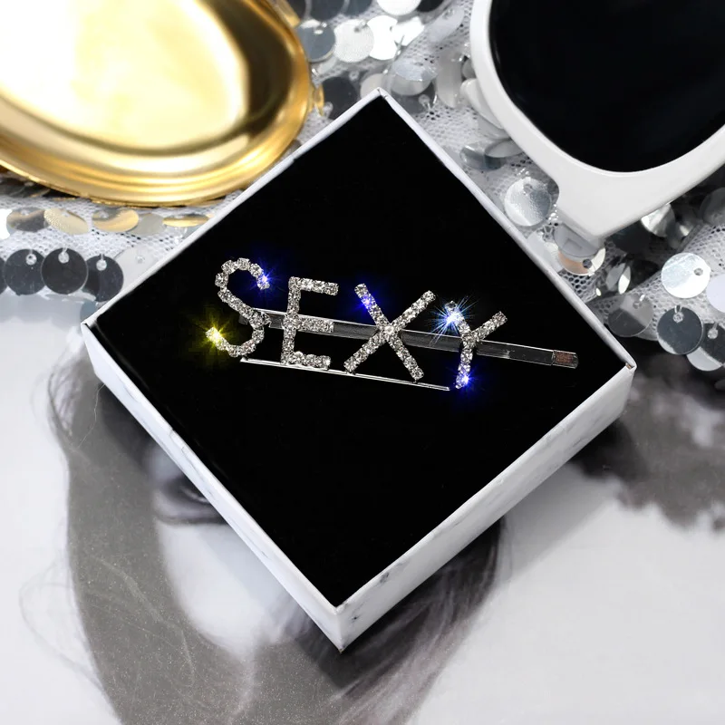 Заколки для волос с кристаллами 2 шт. заколки украшения женщин 2019|Украшения волос|