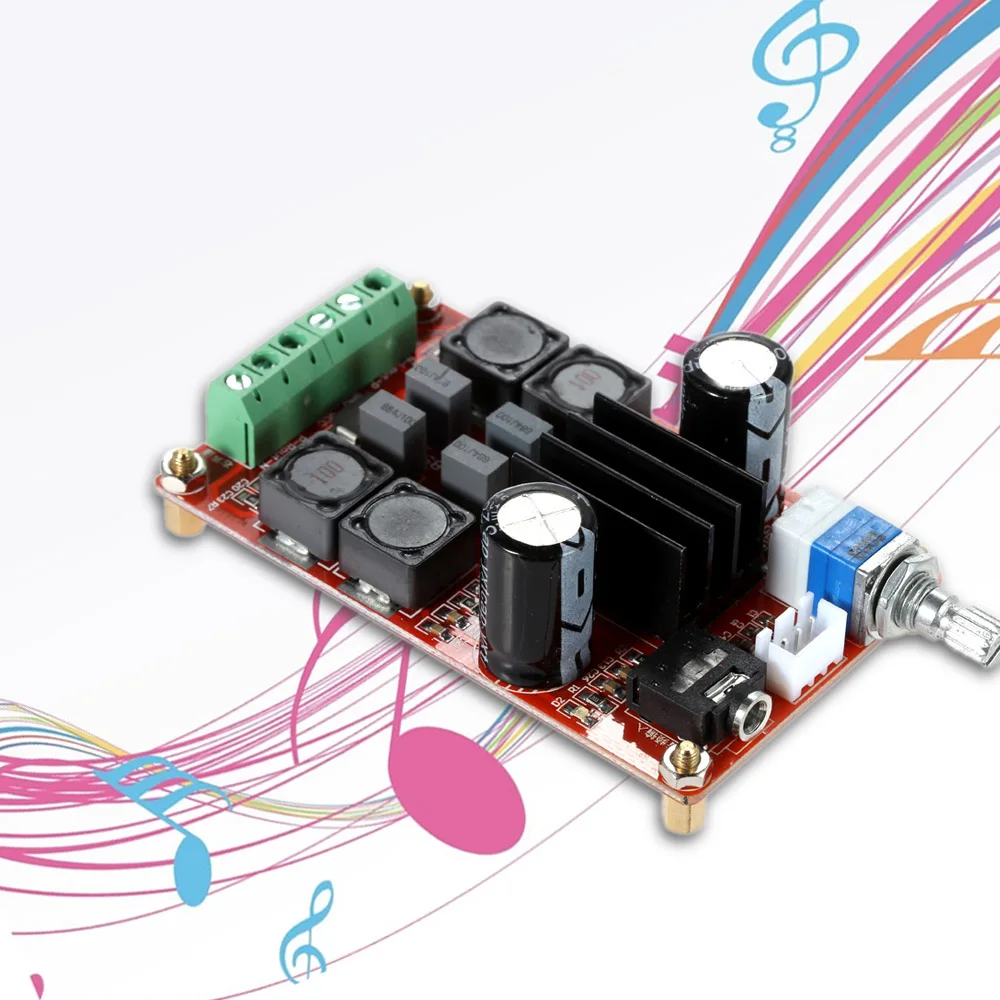 TPA3116D2 2*50 Вт Цифровой усилитель мощности плата класса D DC12V 24V двухканальный АУДИО