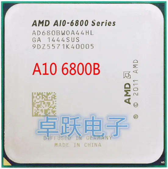 Процессор AMD A10 6800B 6800 4 1 ГГц четырехъядерный процессор AD680BWOA44HL разъем FM2