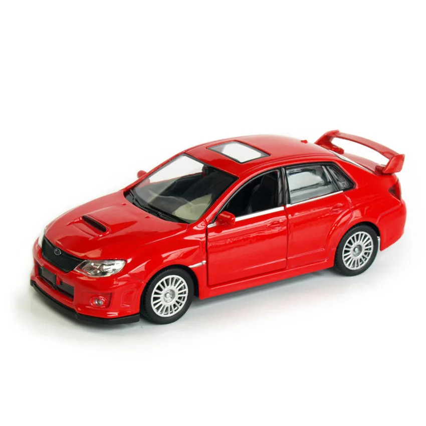 R WRX STI 1:36 игрушечный автомобиль копия авторизованного Оригинального заводского