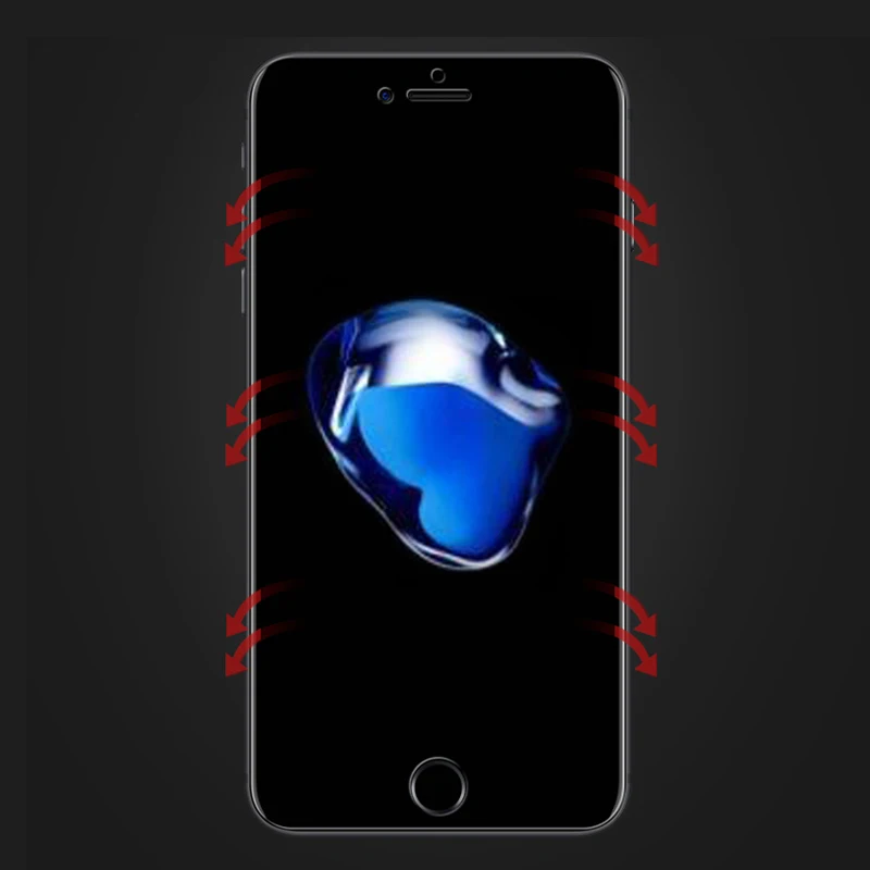 Мягкая Гидрогелевая пленка для iPhone X 7 8 PLUS 2 шт. полное покрытие Защита экрана 6 6s