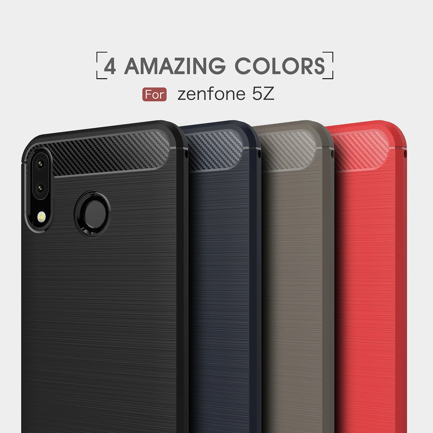 Чехол из ТПУ для Asus Zenfone 5 Z ZS620 KL Asus_Z01RD крышка углеродного волокна 2018 Z01RD ZS620KL ZS 620KL