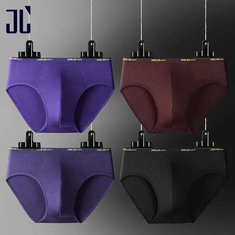 JL трусы мужское нижнее белье сексуальные мужские хлопковые 4 шт./лот короткие