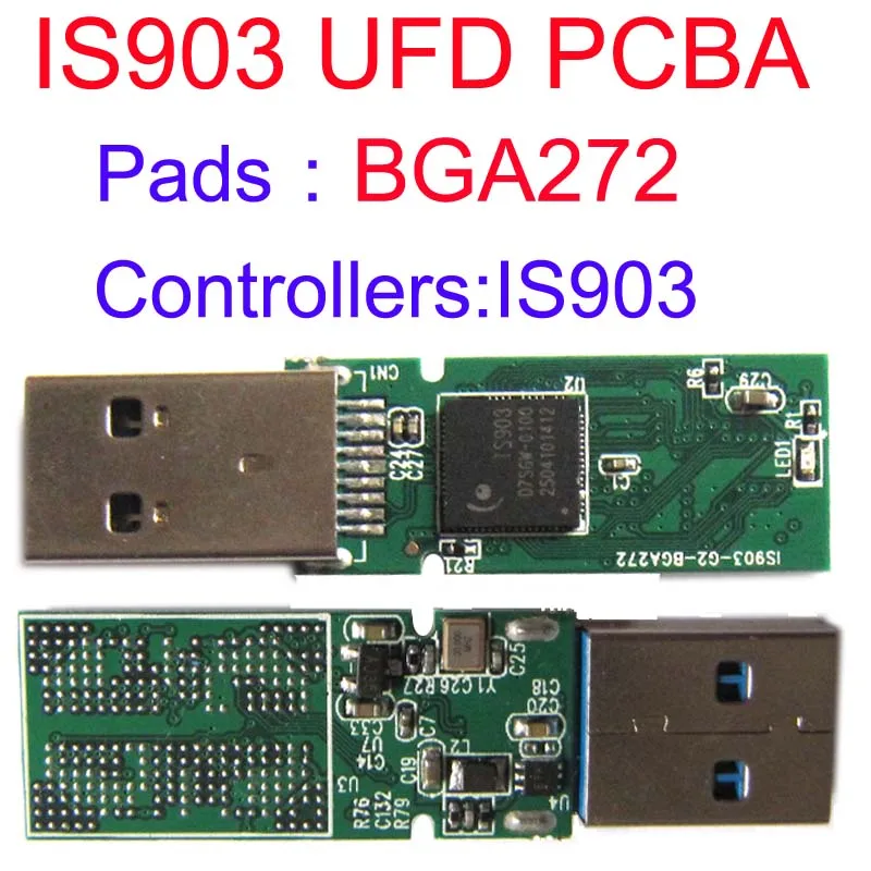 Лучшее качество USB флэш-накопитель PCBA BGA272 колодки контроллер IS903 без чехлов DIY UFD
