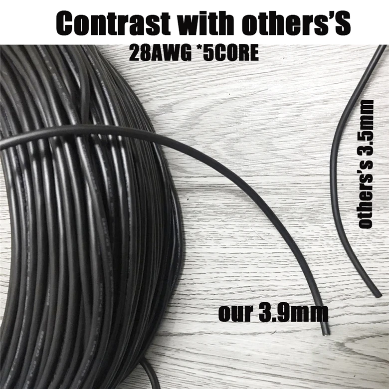Кабель 28AWG 2, 3, 4, 5, 6, 7, 8, 9, 10 ядер для USB мыши, клавиатуры, передачи данных, 10 метров, ПВХ кабель, мягкая оболочка, кабель управления линией, сигнальный провод
