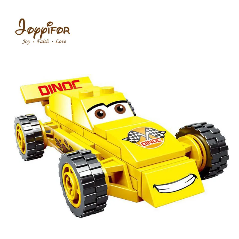 Строительные блоки joyifor 6 шт./компл. для автомобилей Lightning Doctors Mater Smokey гоночный