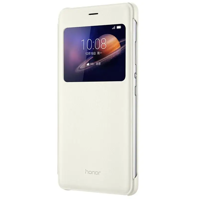 Оригинальный Официальный Смарт флип чехол Huawei Honor V8 с окошком для просмотра