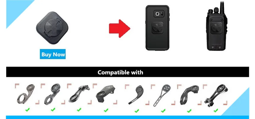 Kovader gps велосипедный кронштейн держатель телефона секундомер компьютер руль рация палка адаптер Велоспорт для GARMIN