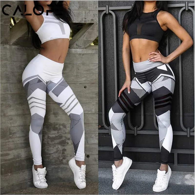 2018 полосатые штаны для йоги спортивные Леггинсы пуш ап фитнес спортивный жесткий