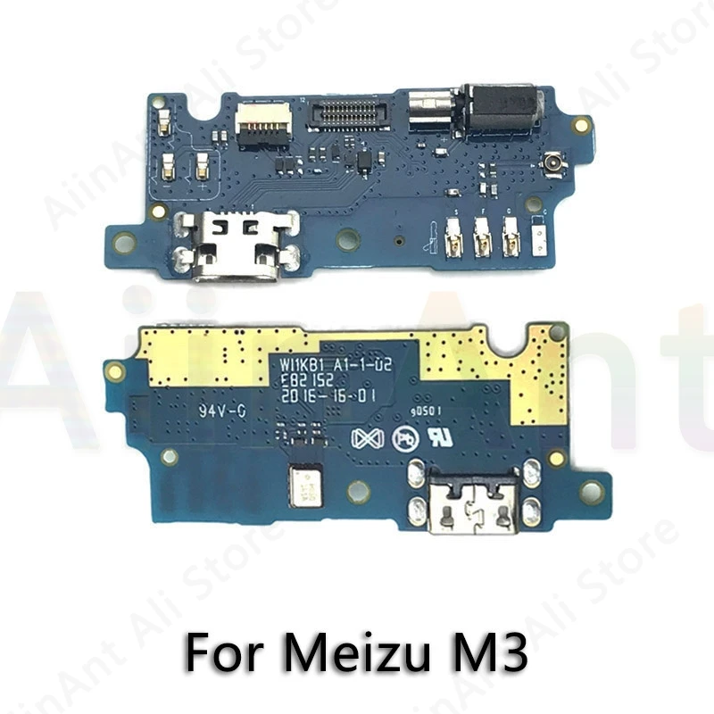 M3 Оригинальная зарядная плата PCB Flex для Meizu M1 M2 M3 M3s M5 M5s M6 Note Mini U10 U20 USB порт разъем док-станция для зарядки гибкий кабель - Цвет: M3