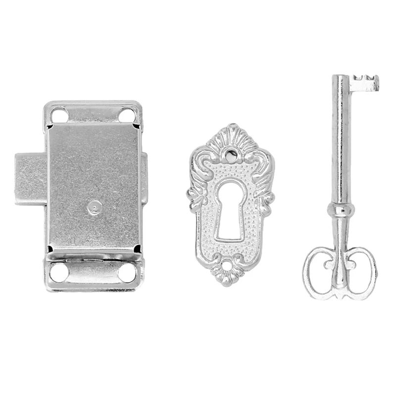 Винтаж античный классический ящик шкафчик гардероб буфет двери Железный цилиндрический дверной замок +