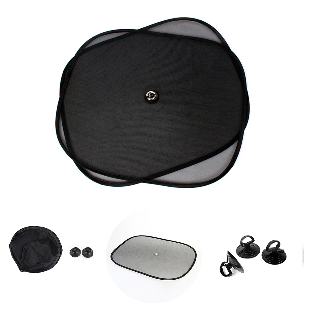 1 пара УФ Защита детская складная сеть жалюзи Солнцезащитная пробка