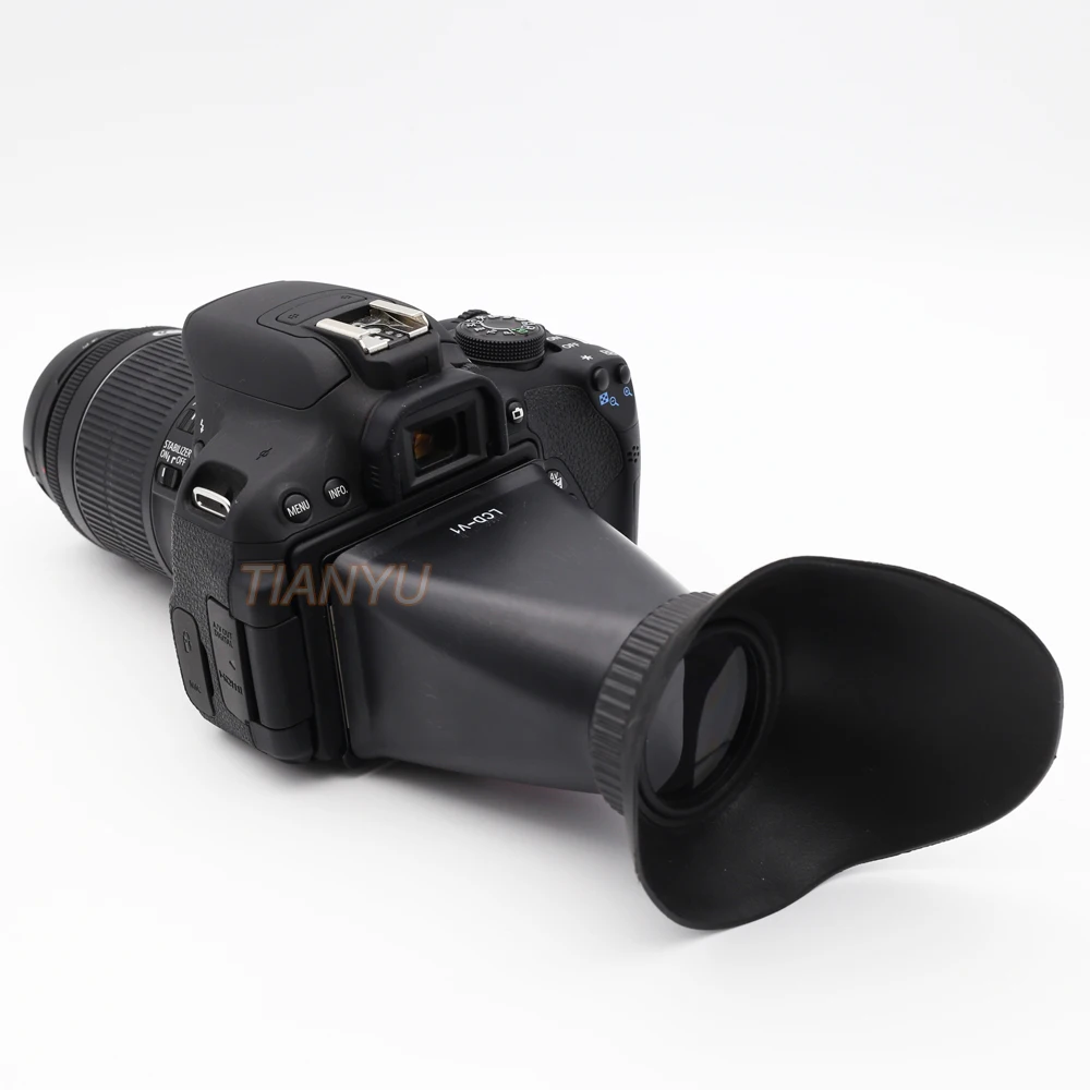 Аксессуары для фотостудии 2.8x3.0 дюймов ЖК дисплей видоискатель Extender V1 Canon 5DII 7D 500D