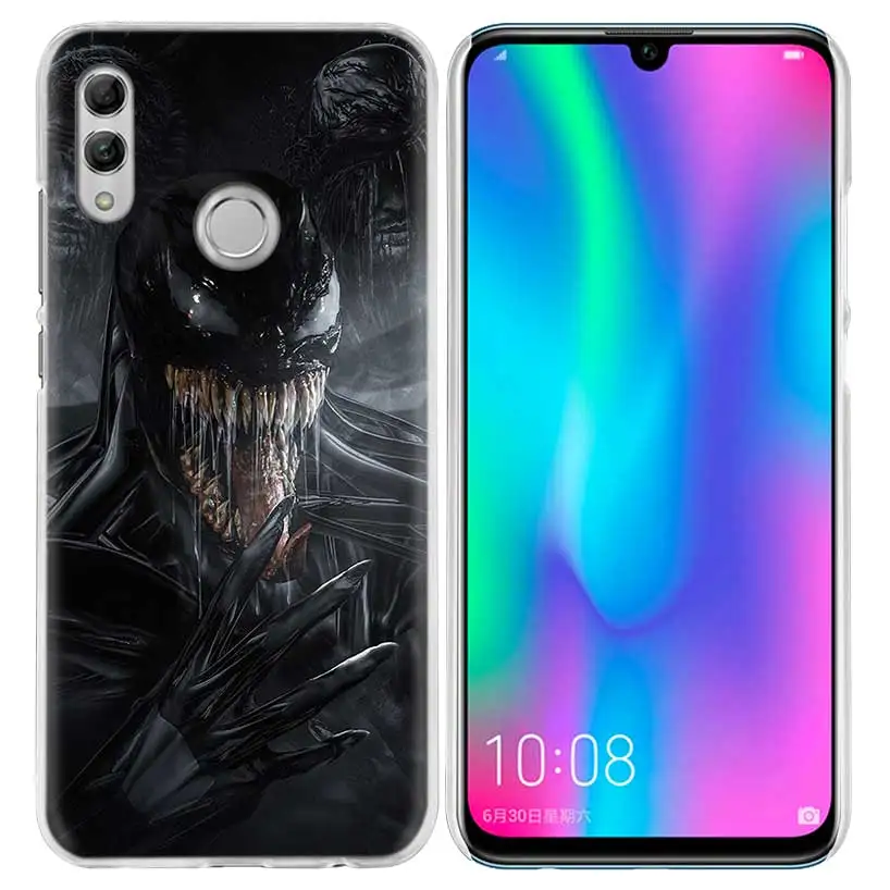 08 Чехол Marvel Super Hero Venom для huawei Honor 8X Y9 9 10 Lite Play 8C 8S 8A Pro V20 20i 10i Y6 Y7 жесткий чехол для телефона из поликарбоната - Цвет: 08