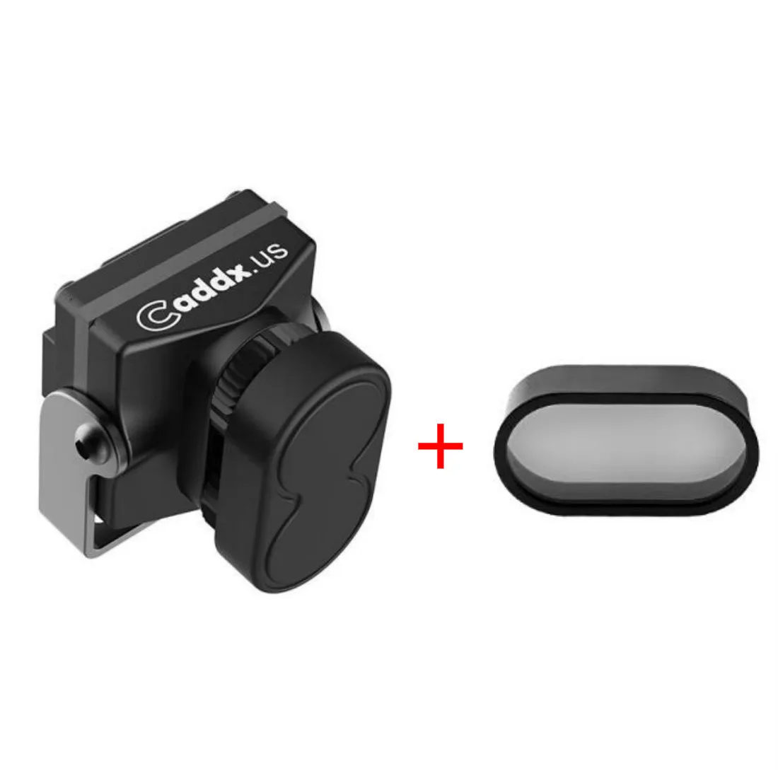 BlackCamera ND Filte Caddx Tarsier 4K 30fps 1200TVL двойной объектив Супер WDR WiFi Мини FPV камера HD Запись DVR двойной аудио OSD для RC беспилотный самолет - Цвет: BlackCamera ND Filte