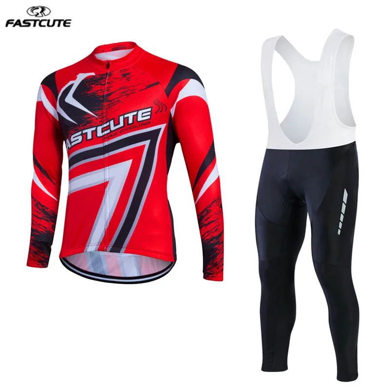 Fastcute 2017 Ropa Ciclismo велосипедная рубашка Майо велосипедная Одежда MTB Велоспорт одежда гоночная с длинным рукавом Велоспорт Джерси