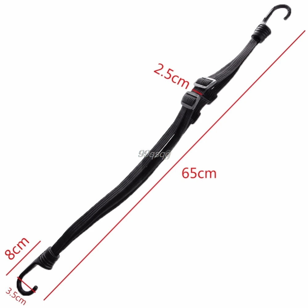 

2 Hooks Motorcycles Moto Strength Retractable Helmet Luggage Elastic Rope Strap Drop ship Dropshipping