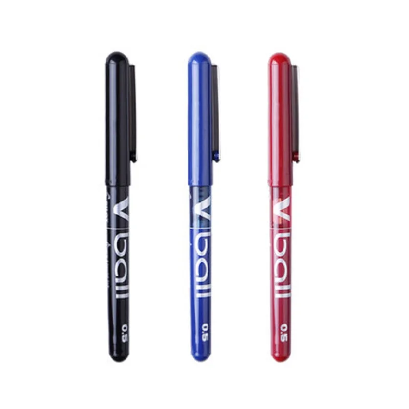 Японская ручка PILOT BL VB5 V ball 0 5 мм с бусинами прямого типа водная 20 шт./лот|v pilot|pen lotball