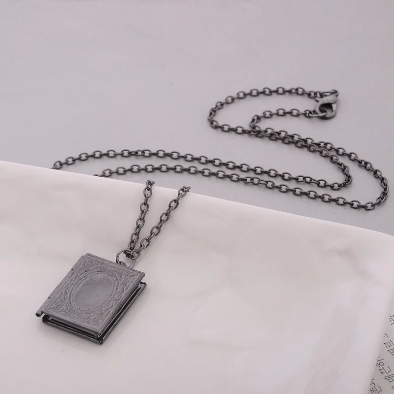 2018 любовь секретный медальон фото подвеска рамка сплав ожерелье Мода подруги