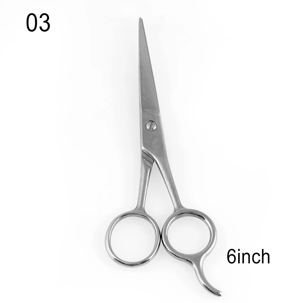6 inch 1 шт., 5-6,5 дюймов, Профессиональные Парикмахерские ножницы из нержавеющей стали, обычные ножницы, парикмахерские ножницы, инструмент для укладки волос - Цвет: 6 inch